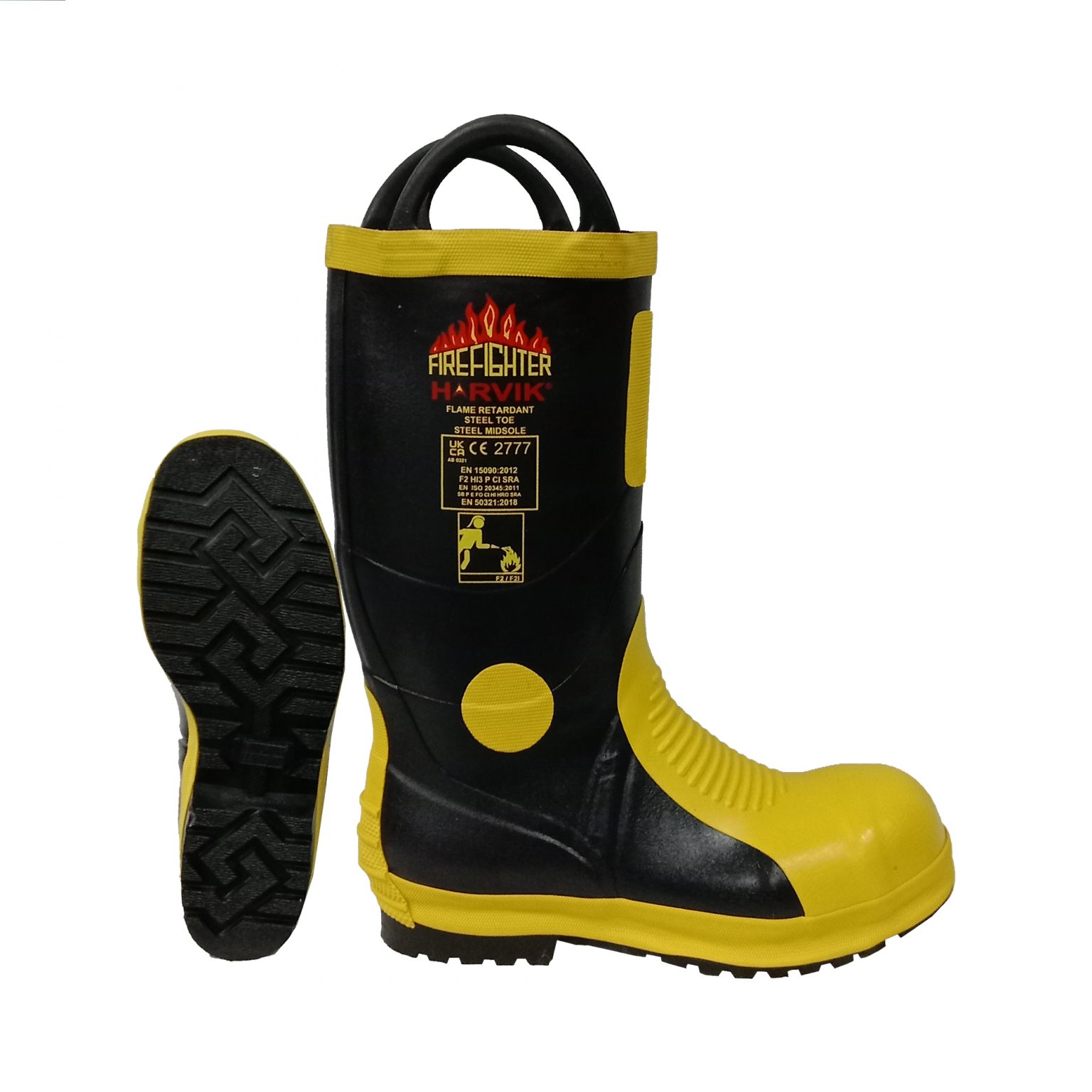 Harvik Rubber Industries Sdn. Bhd. Art 9687L - Firefighter Boot