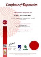 HARVIK GLOVES SDN. BHD. ISO 14001-2015